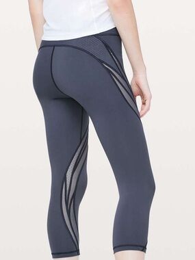 Lululemon Never Still Crop 21" Leggings Active Tight
